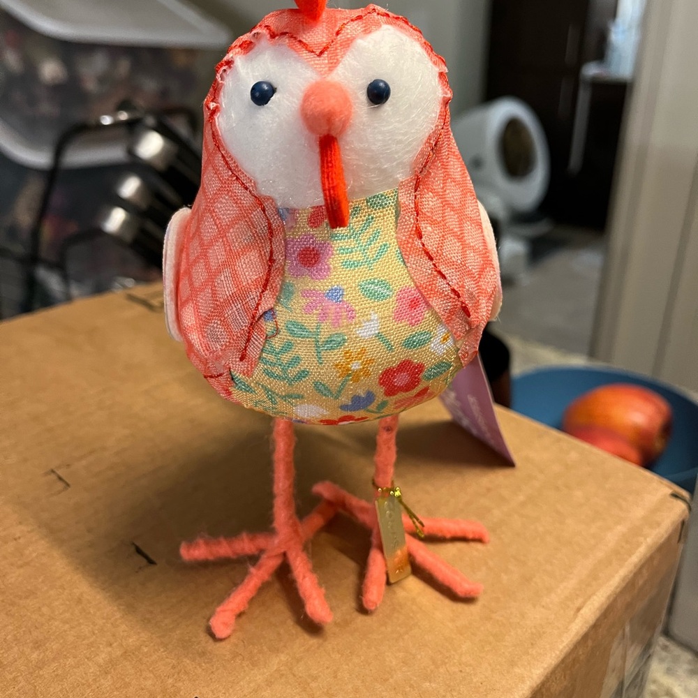 Target Pink and Green Holiday Bird Decor